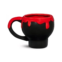Black Skull Bloody Molded Coffee Mug - 14 oz.