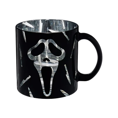 Ghost Face Knife Glass Coffee Mug - 20 oz.