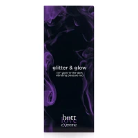 Glow in the Dark Glitter & Glow Waterproof Pink Vibrator 8 Inch - Hott Love Extreme