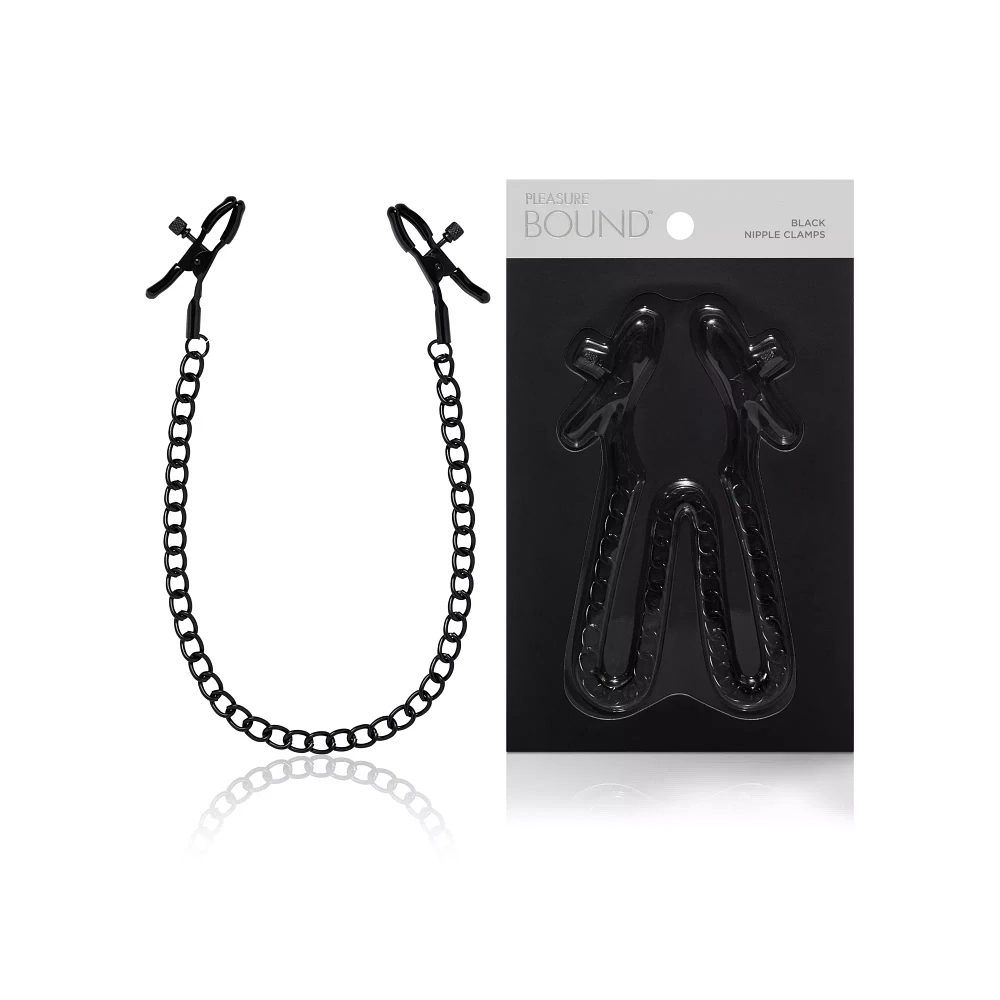 Pleasure Bound Black Nipple Clamps