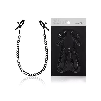 Pleasure Bound Black Nipple Clamps