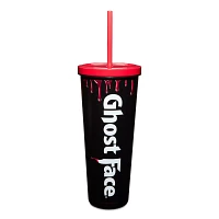 Ghost Face Red Blood Drip Cup with Straw - 20 oz.