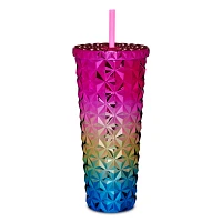 For Fuck's Sake Textured Ombre Cup with Straw - 20 oz.