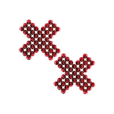 Red Stud Nipple Pasties