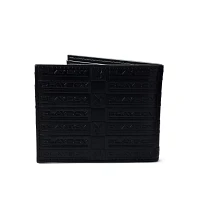 Black Playboy Logo Pattern Bifold Wallet