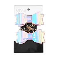 Iridescent Bow Handcuffs - Pleasure Bound