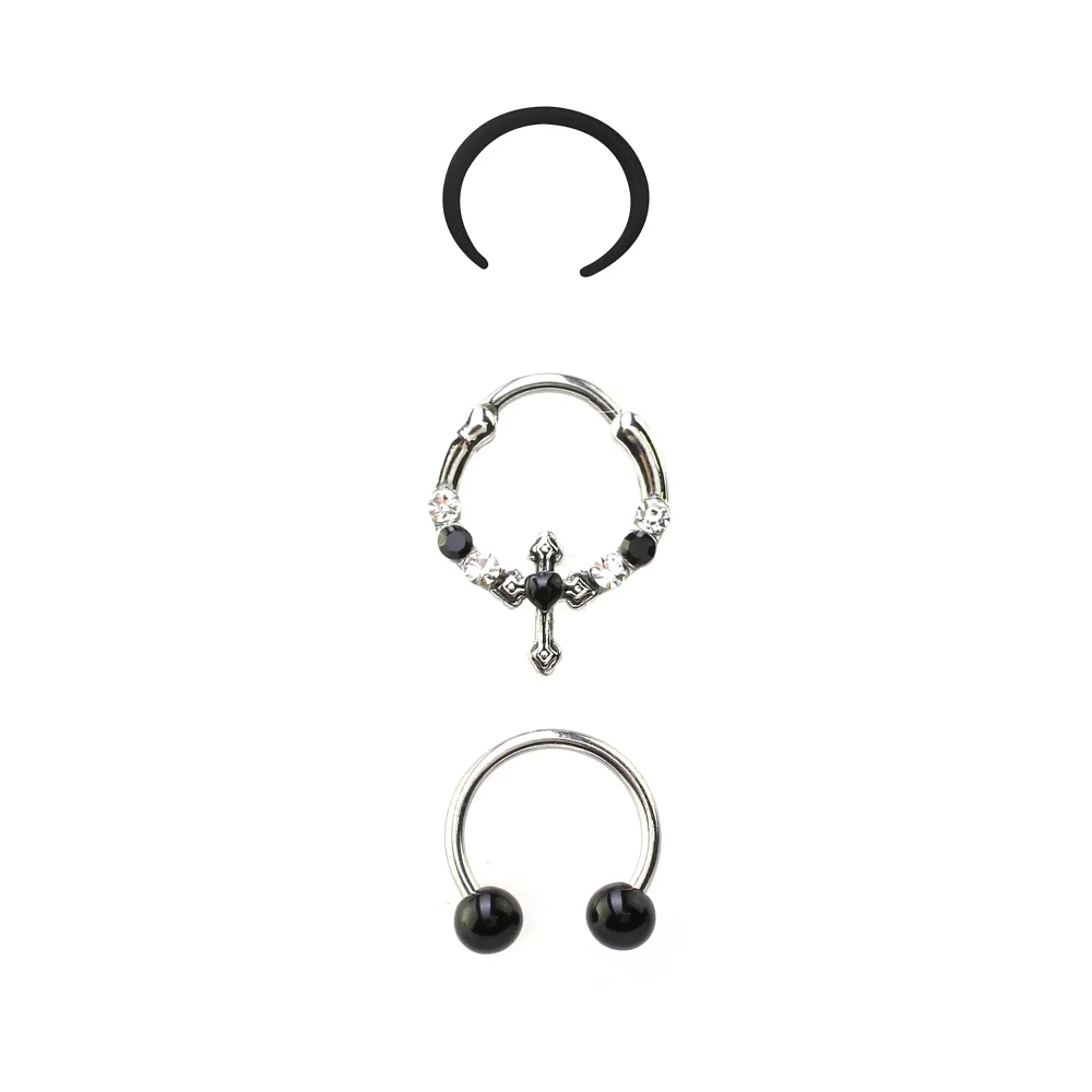 Multi-Pack Cross Hinge Hoops 3 Pack - 16 Gauge