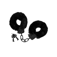 Black Furry Cuffs - Pleasure Bound