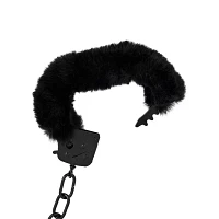 Black Furry Cuffs - Pleasure Bound