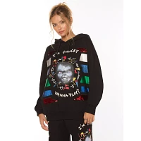 I'm Chucky Wanna Play Sequin Hoodie