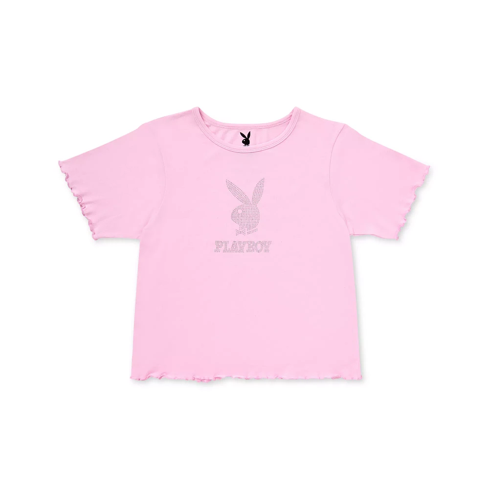 Pink Playboy Baby T Shirt