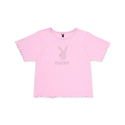 Pink Playboy Baby T Shirt