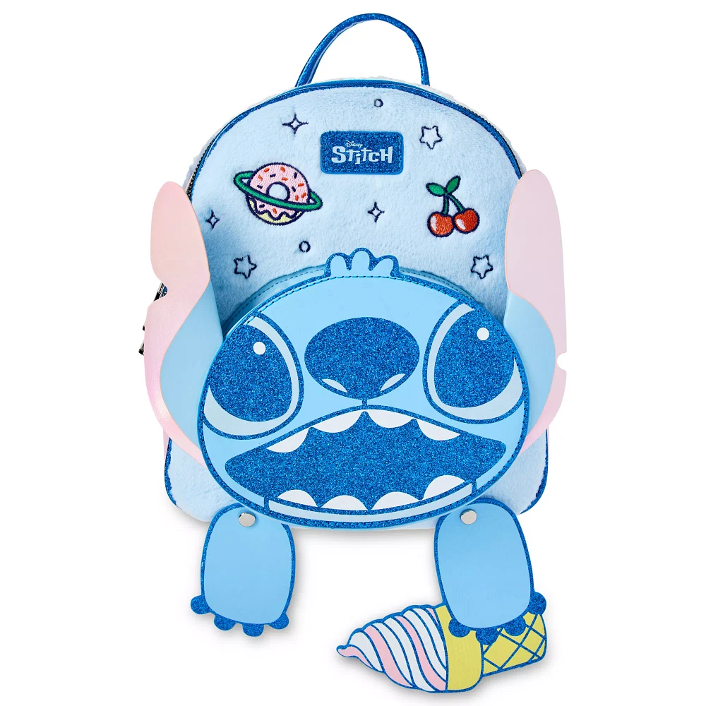 Disney Sherpa Stitch Mini Backpack - Lilo & Stitch