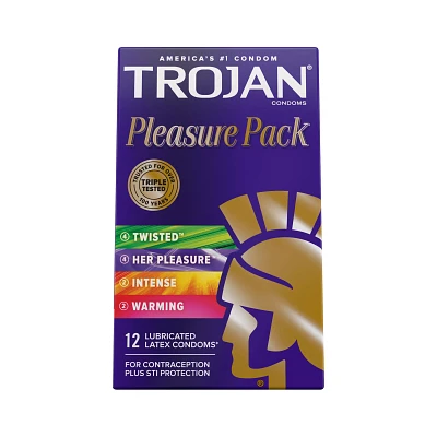 Trojan Pleasure Pack - 12 Count