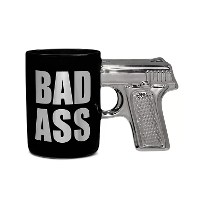Bad Ass Gun Hand Coffee Mug - 20 oz.