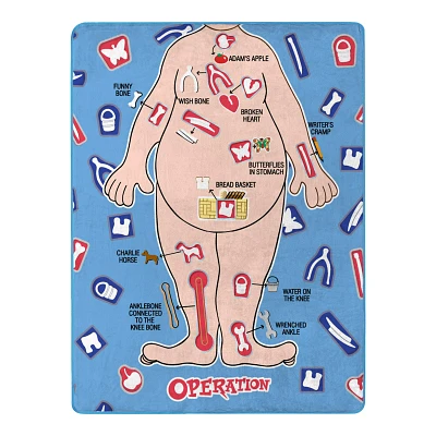Operation Board Fleece Blanket
