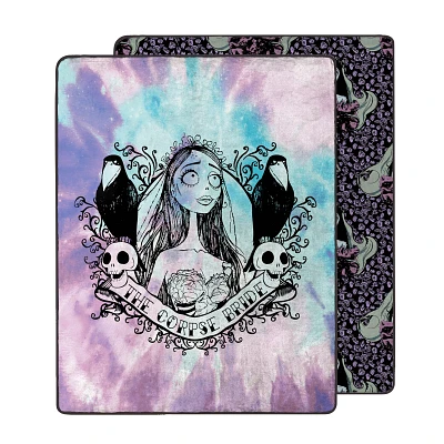 Corpse Bride Tie-Dye Double Sided Fleece Blanket
