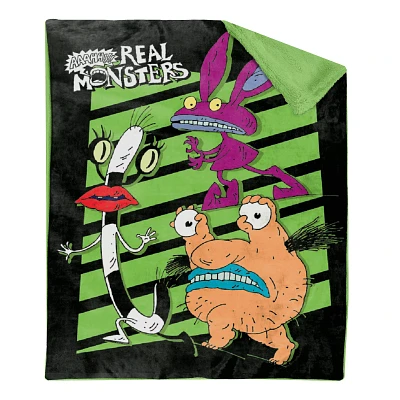 Ahh Real Monsters Fleece Blanket