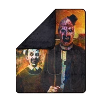 Art the Clown American Goth Fleece Blanket - Terrifier