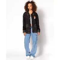 Hooters Racing Cropped Motorcycle Jacket