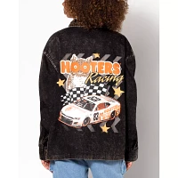 Hooters Racing Cropped Motorcycle Jacket
