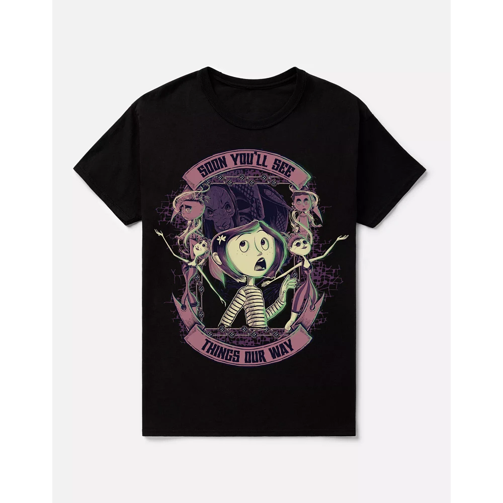 See Things Our Way T Shirt - Coraline