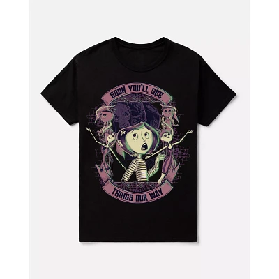 See Things Our Way T Shirt - Coraline
