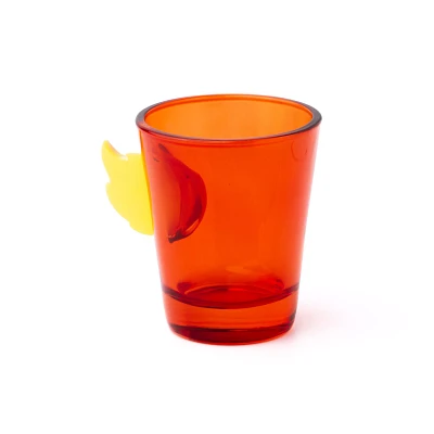 Flame Insert Decal Shot Glass - 2 oz.