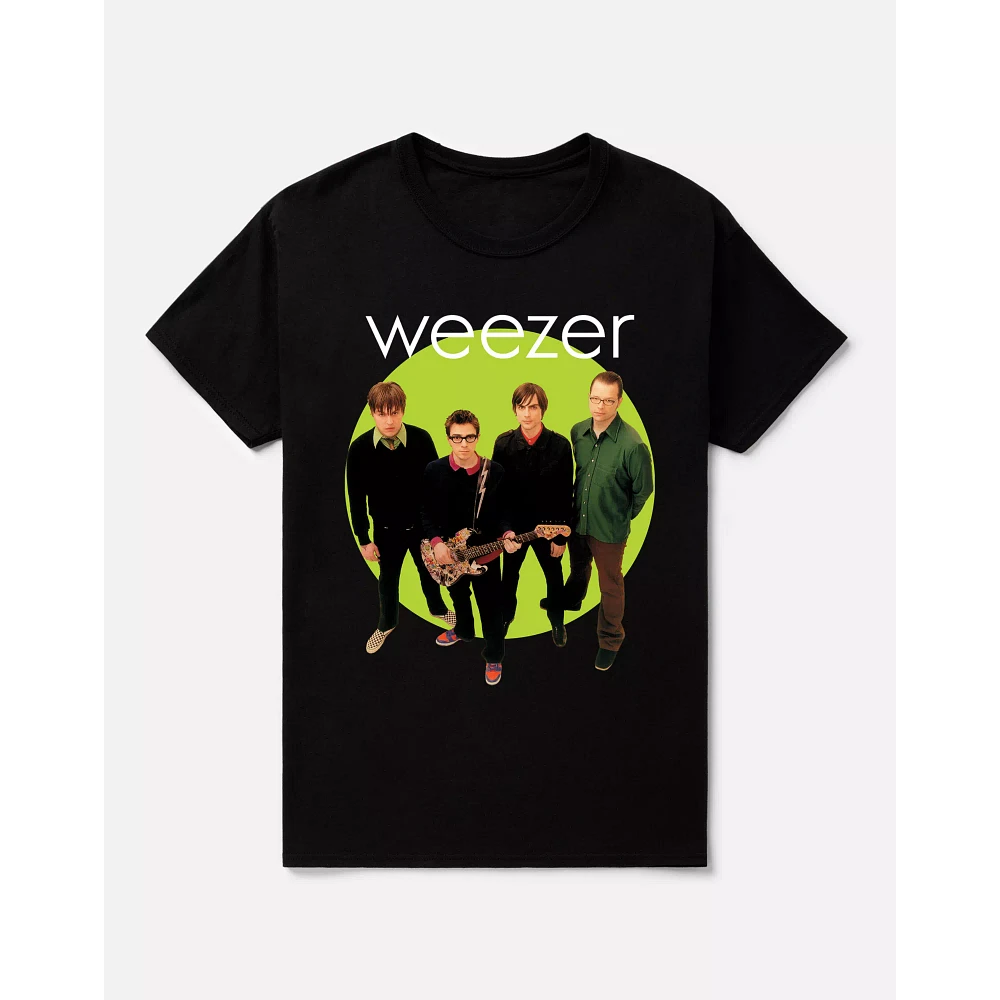 Weezer Green Circle T Shirt