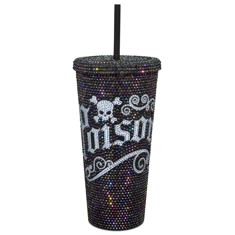 Poison Rhinestone Cup with Straw - 20 oz.