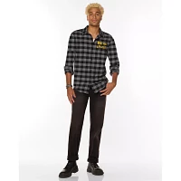 Grey and Black Chucky Flannel