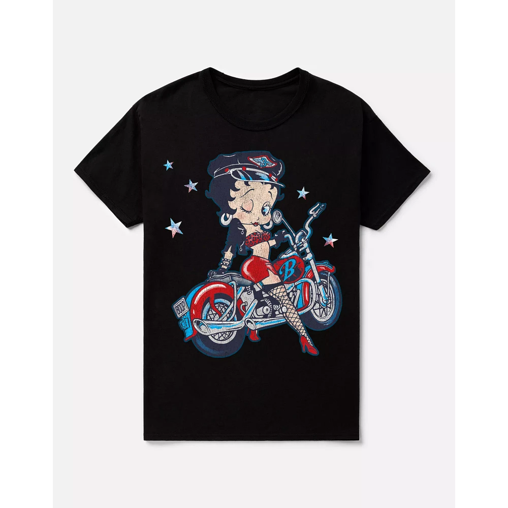 Betty Boop Rider T Shirt