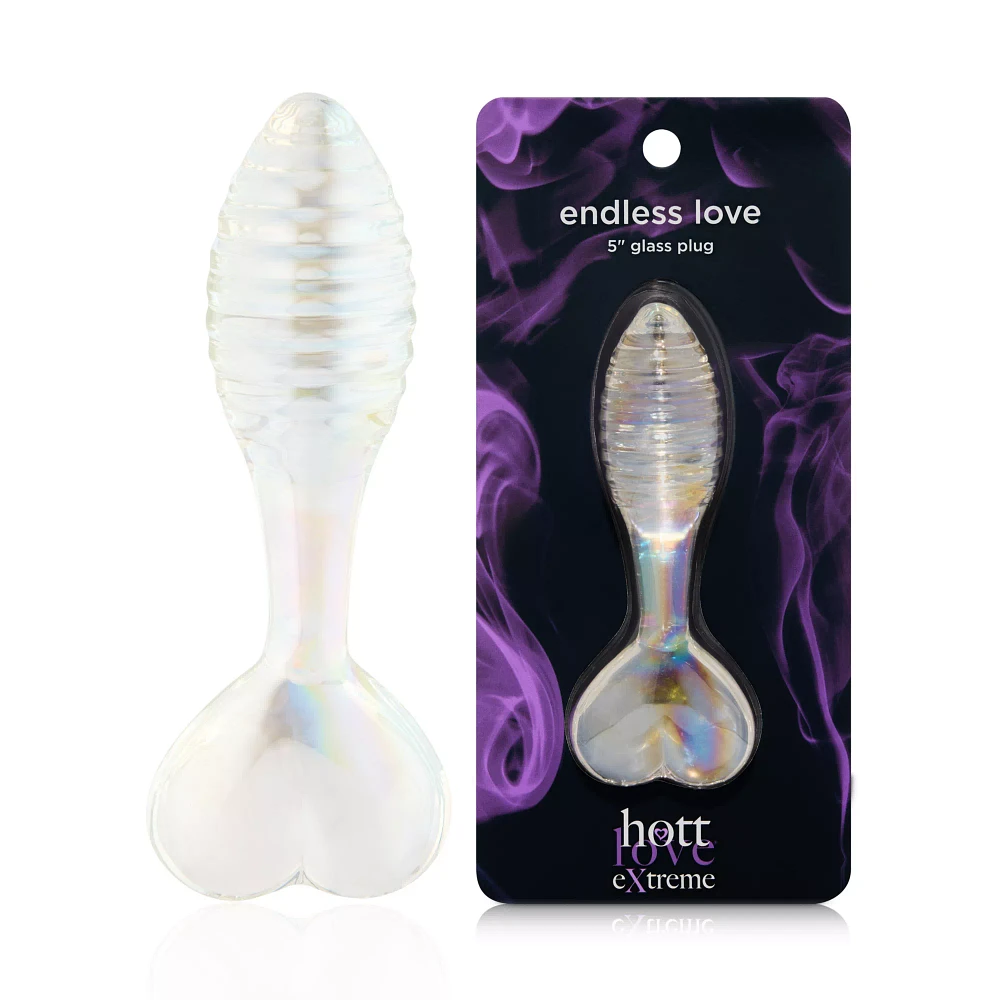 Endless Love Glass Butt Plug - Hott Love Extreme