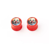 Scary Clown Red Plugs