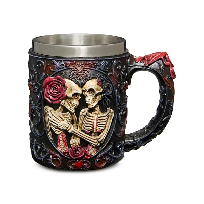 Skeleton Lovers Resin Coffee Mug - 14 oz.