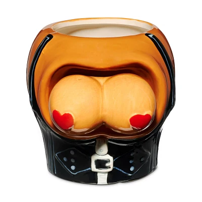 Brown Bondage Breast Bobble Molded Coffee Mug - 18 oz.