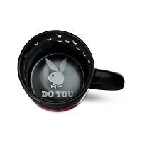Black and Pink Playboy Bunny Coffee Mug - 20 oz.
