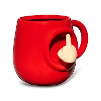 Middle Finger Bobble Coffee Mug - 18 oz.