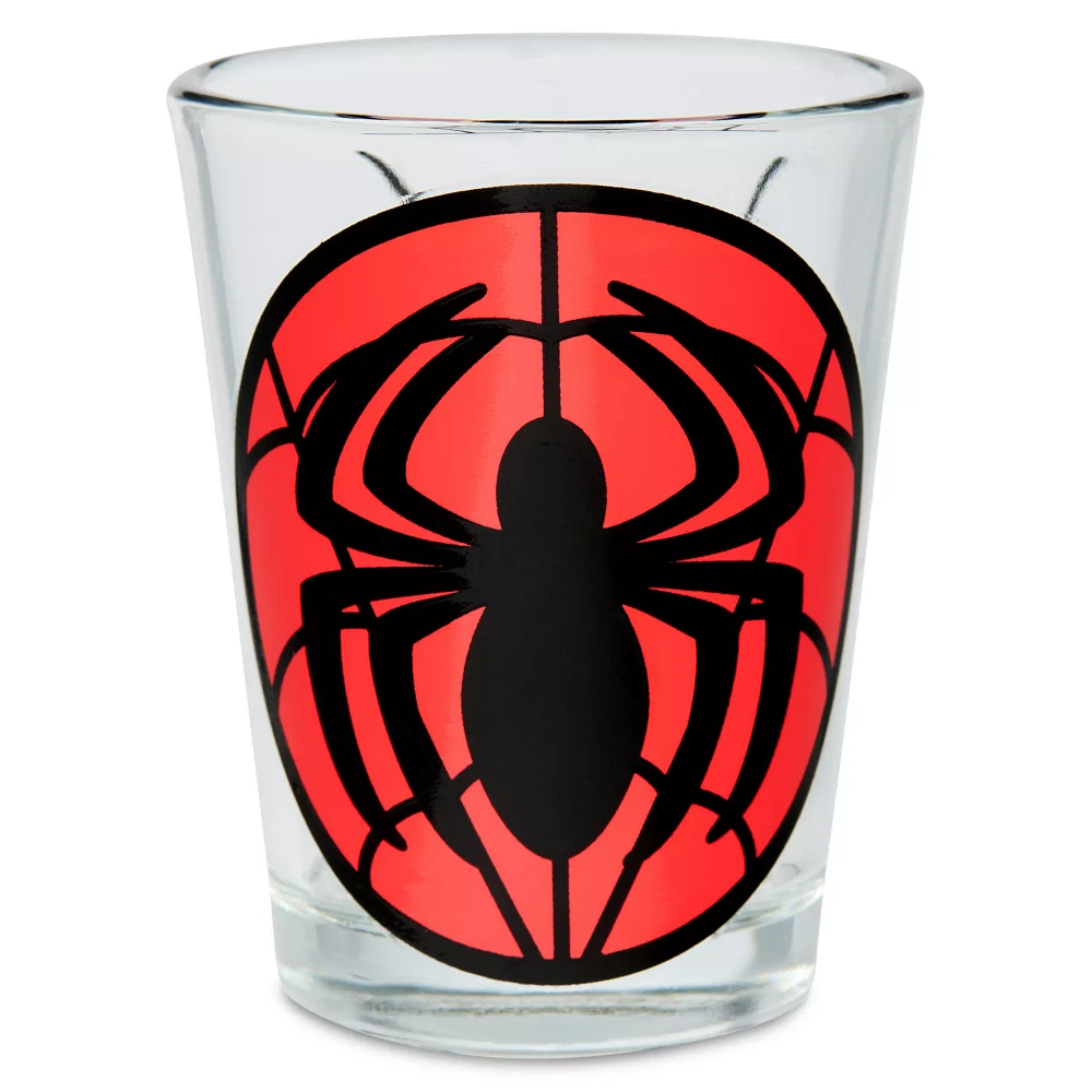 Spider-Man Comic Logo Shot Glass - 2 oz.