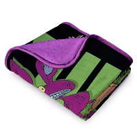 Tie-Dye Beetlejuice Fleece Blanket
