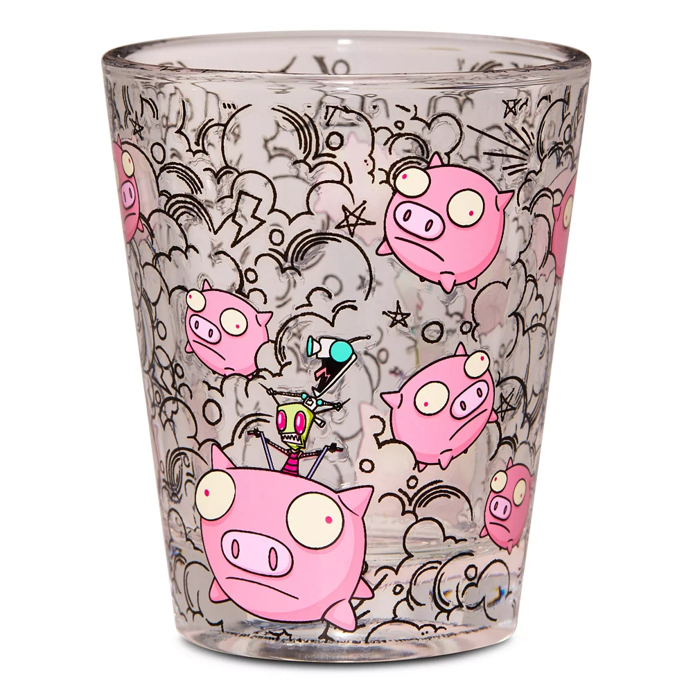 Invader Zim Pig Print Shot Glass - 2 oz.