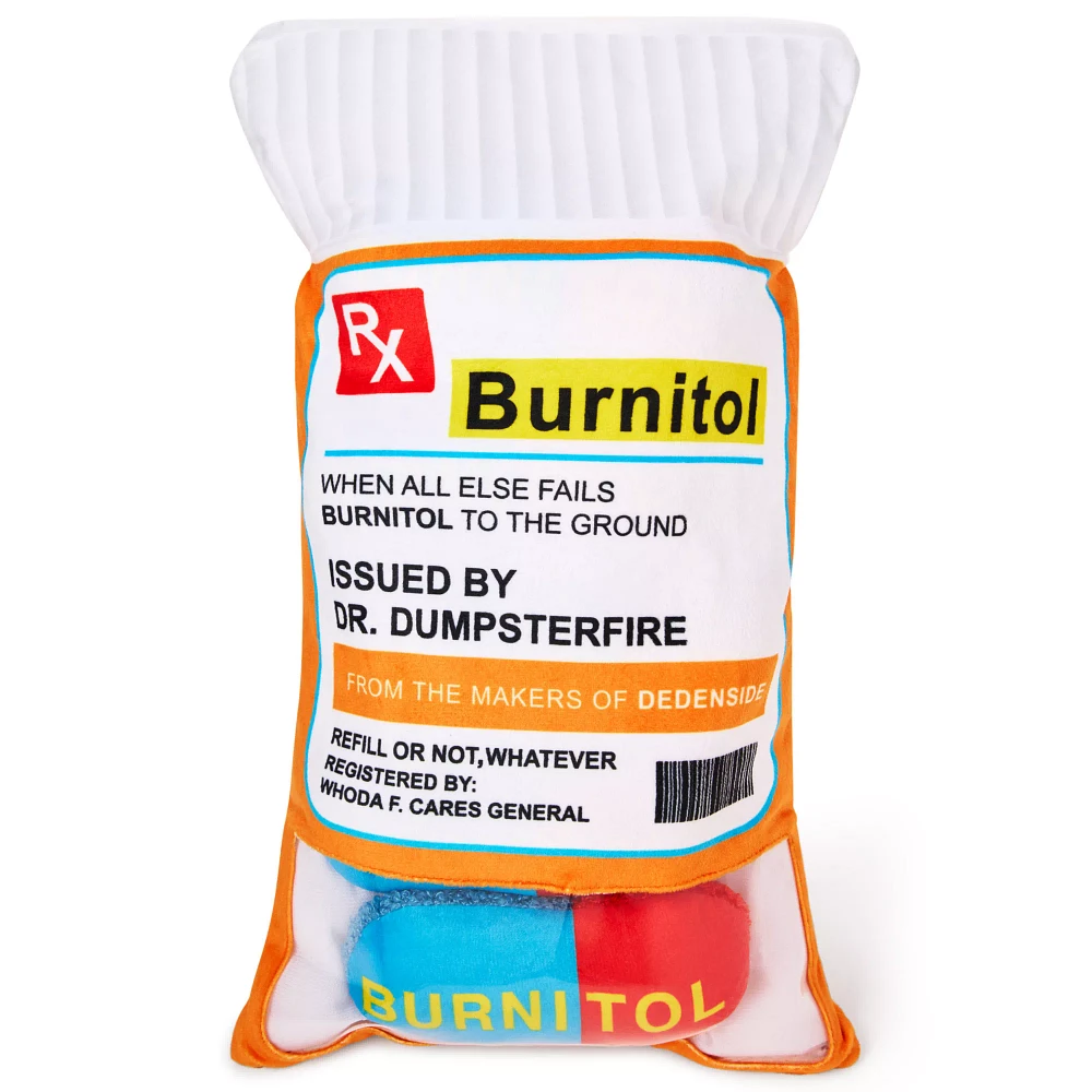 Rx Prescription Burnitol Mini Pillow Set