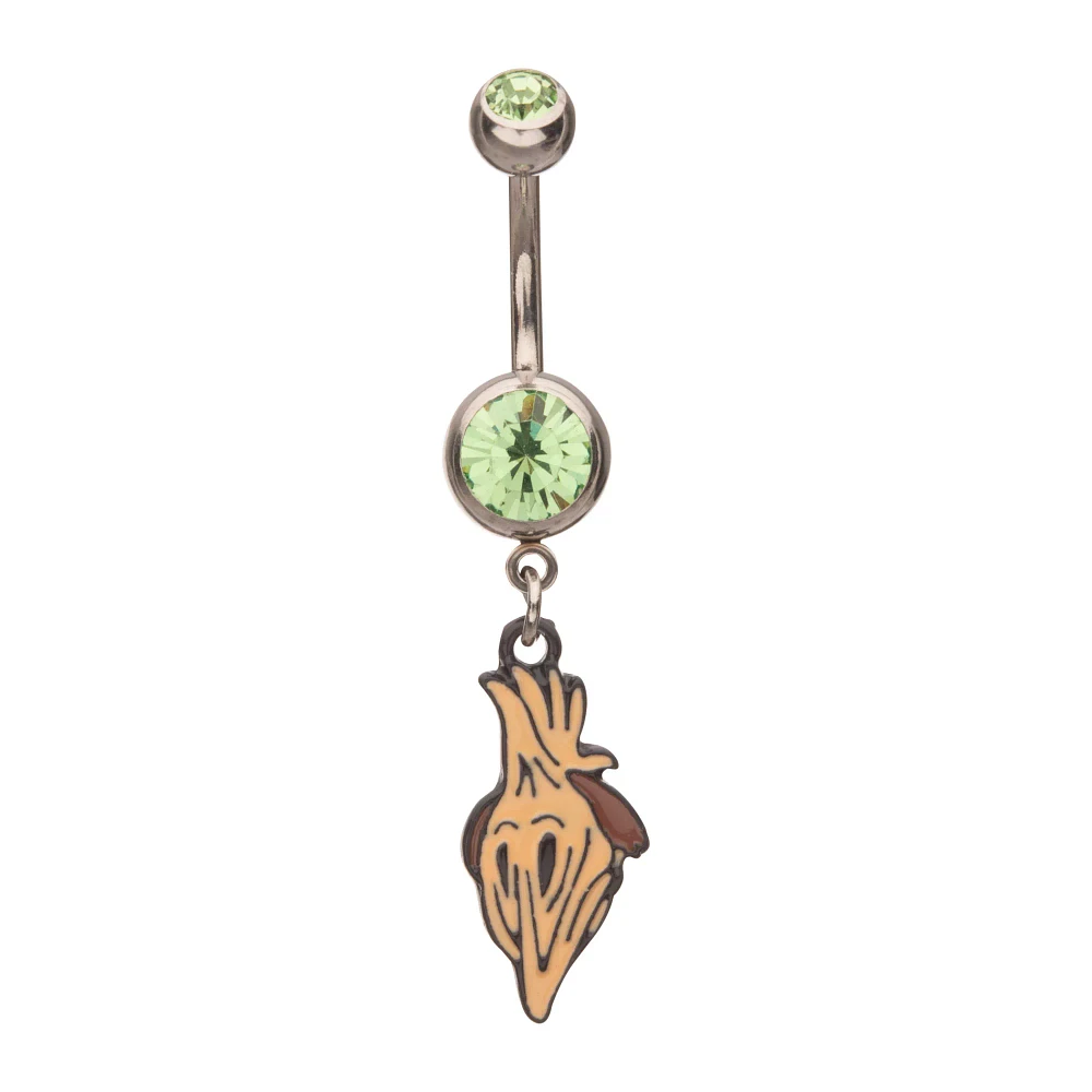 Beetlejuice Adam Maitland CZ Dangle Belly Ring - 14 Gauge