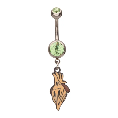 Beetlejuice Adam Maitland CZ Dangle Belly Ring - 14 Gauge
