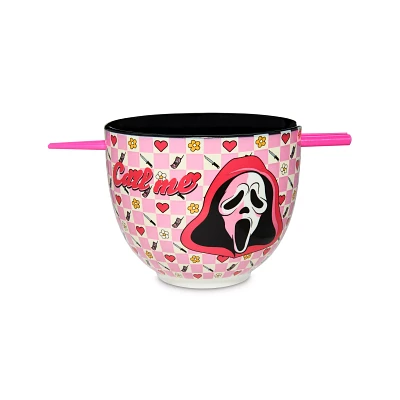 Ghost Face Bowl with Chopsticks - 20 oz.