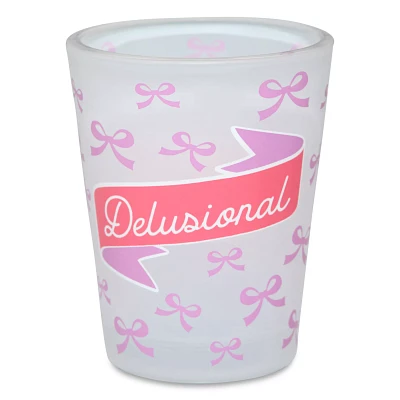 Delusional Bow Shot Glass - 1.5 oz.