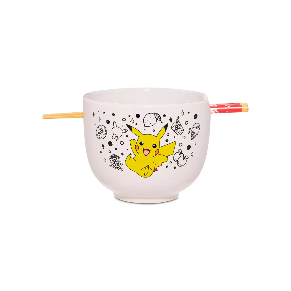 Pokémon Pikachu Bowl with Chopsticks