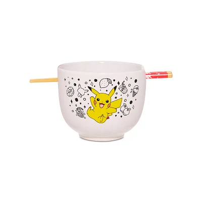 Pokémon Pikachu Bowl with Chopsticks