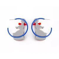 Seal Circus Hoop Earrings