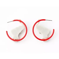 Elephant Circus Hoop Earrings